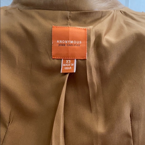 Anonymous by John Carlisle leather jacket - Picture 5 of 7